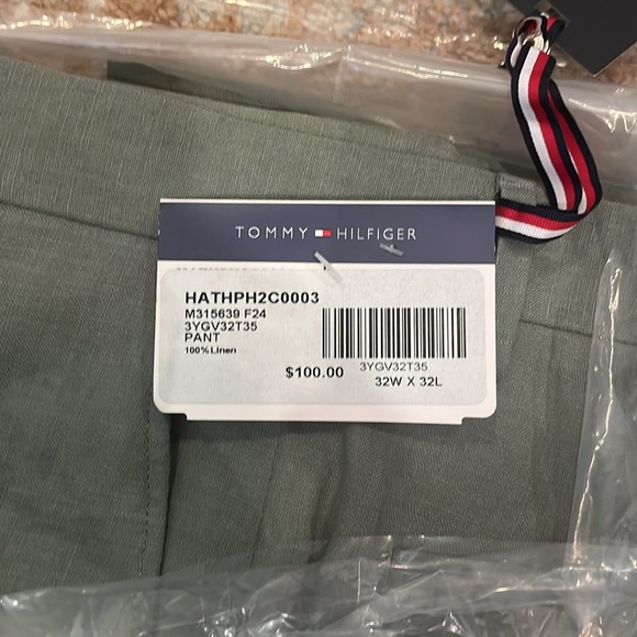 Tommy Hilfiger Linen Pants - Picture 3 of 3